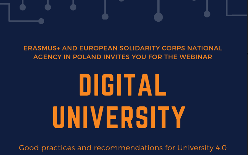 Erasmus+ Digital University webinar