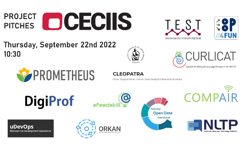 Project Pitches on CECIIS conference
